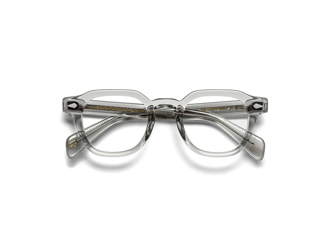 Moscot Grey Or-Dol-O Translucent Acetate Square Eyeglasses