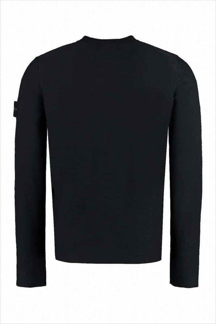 Stone Island Long-Sleeve T-Shirt With Distinctive Patch