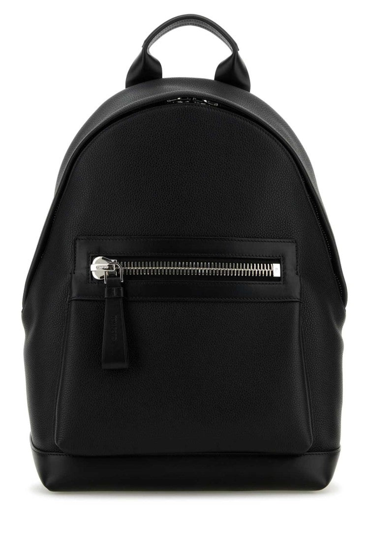 Tom Ford Black Leather Backpack