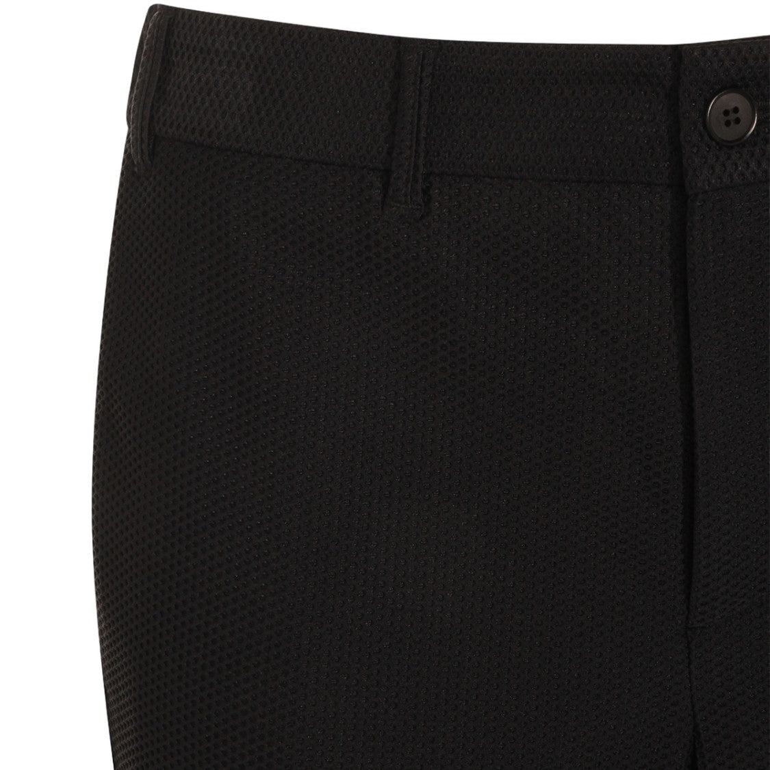 Giorgio Armani Tailored Black Trousers With Textured Detail