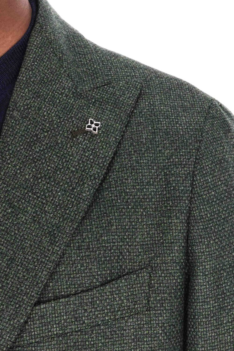 Tagliatore Montecarlo Line 110’S Wool Textured Jacket