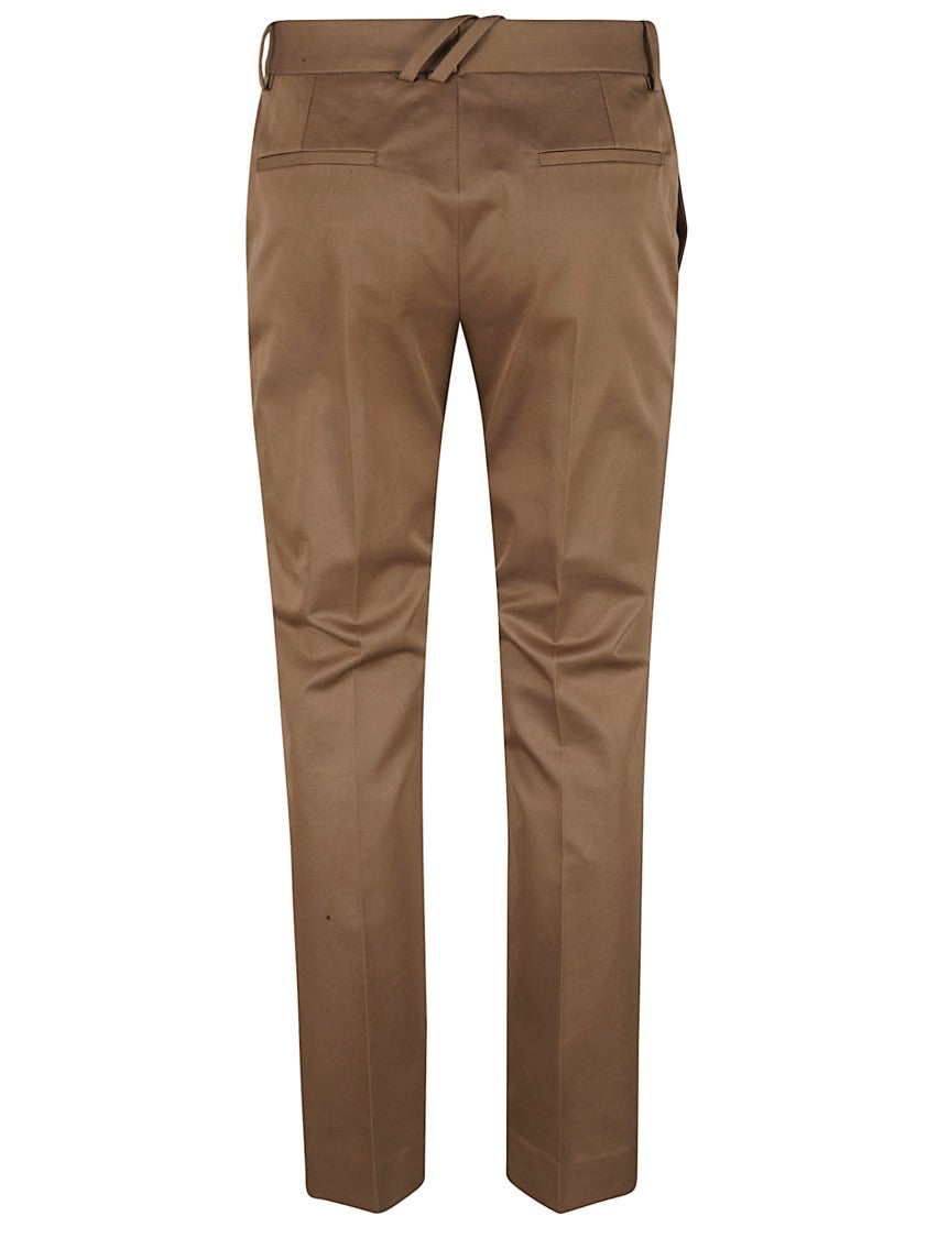 Burberry Tailored Brown Cotton Trousers