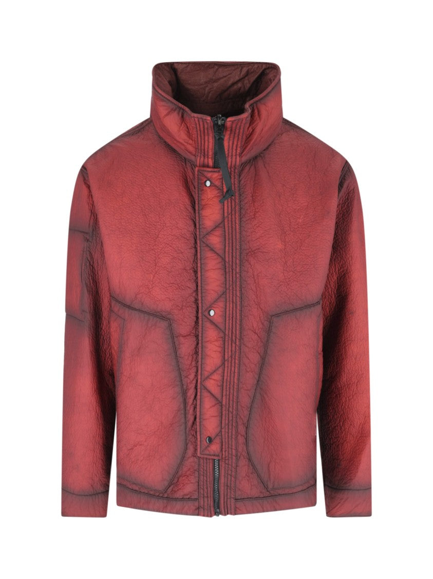 C.P. Company Burgundy Bi-Face Reversible Nylon Jacket