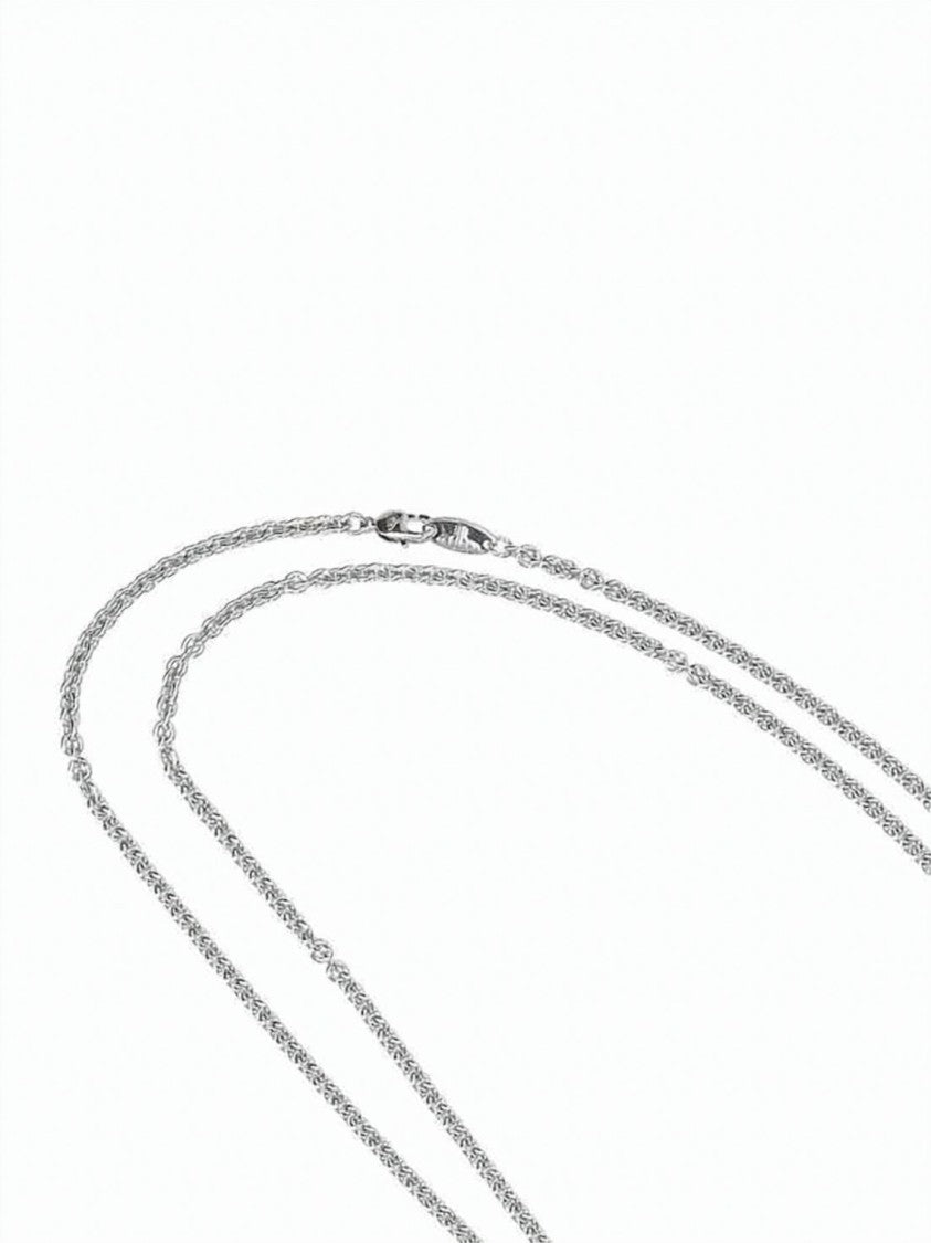 Vivienne Westwood Silver Silver-Tone Flag Pendant Fine Necklace