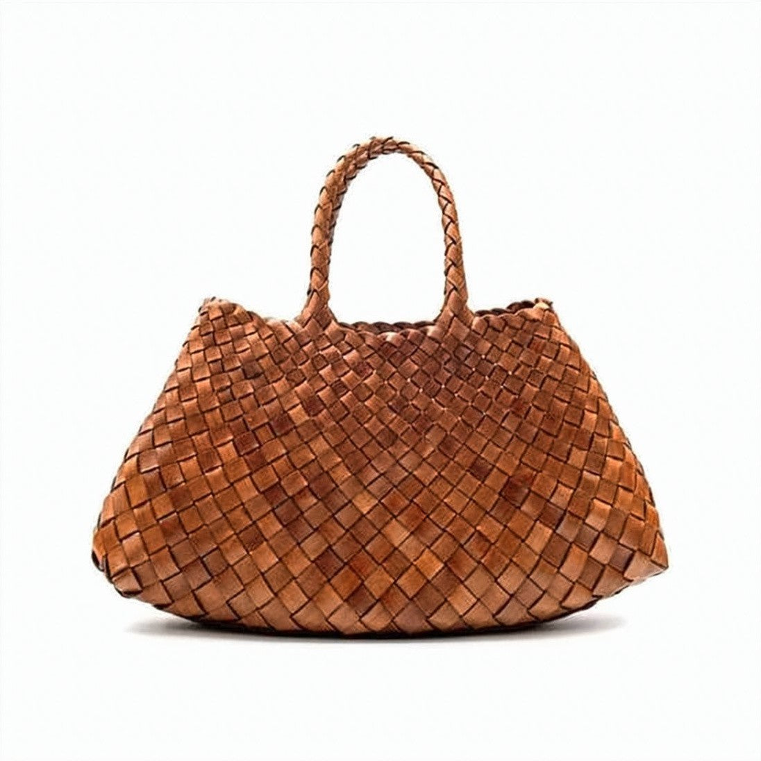 Dragon Diffusion Woven Buffalo Leather Tote Bag