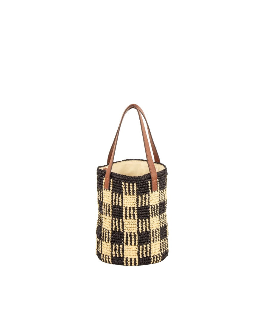 Sessùn Mimi Tara Bucket Hat In Natural Black