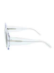 Courrèges Oversized Square Frame Sunglasses With Transparent Finish