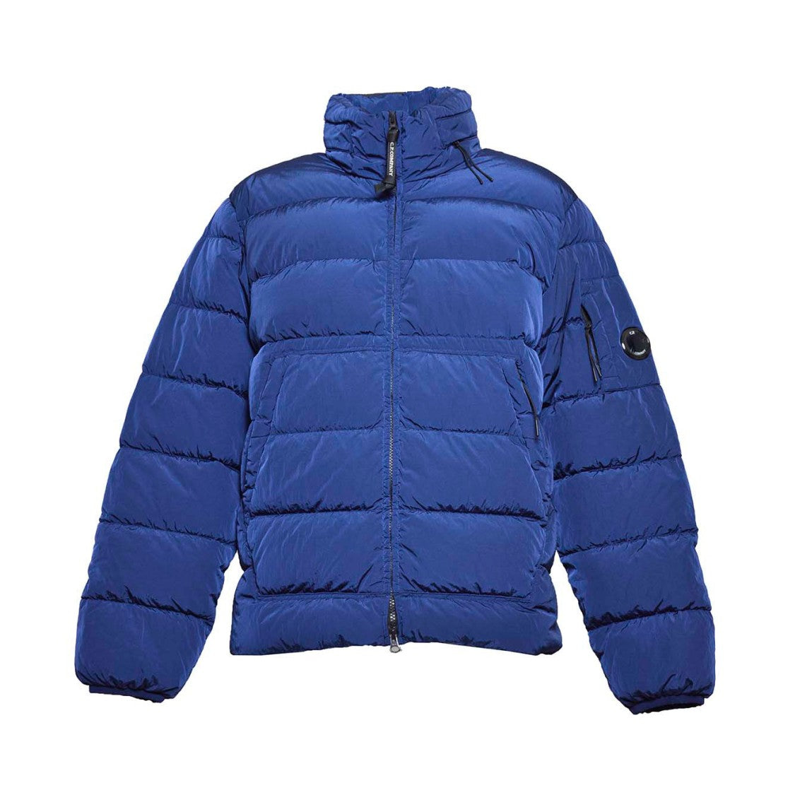 C.P. Company Royal Blue Chrome-R Puffer Jacket In Nylon