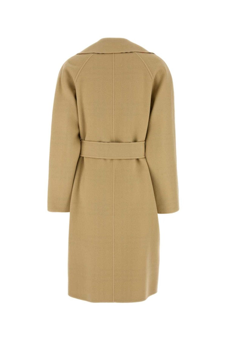 Burberry Beige Wool Reversible Coat