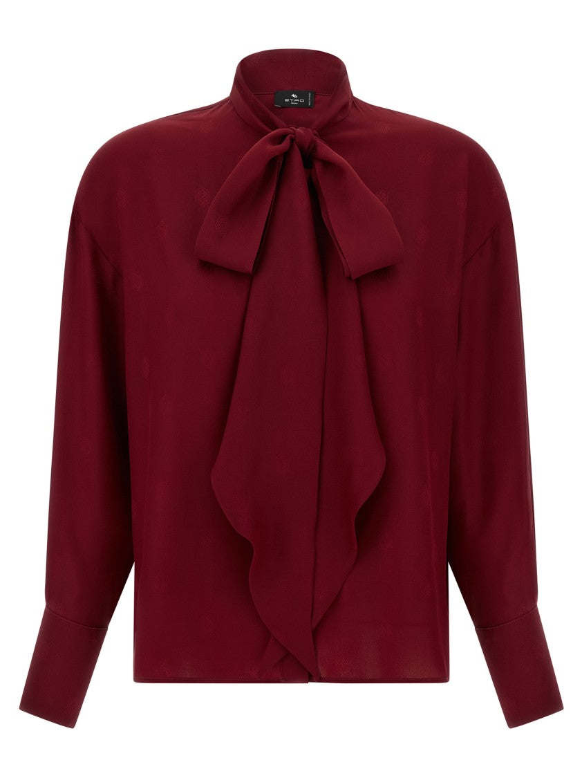 Etro Jacquard Silk Blouse