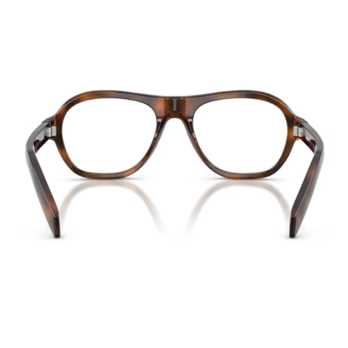 Prada Havana Pr C12v Oversized Acetate Eyeglasses