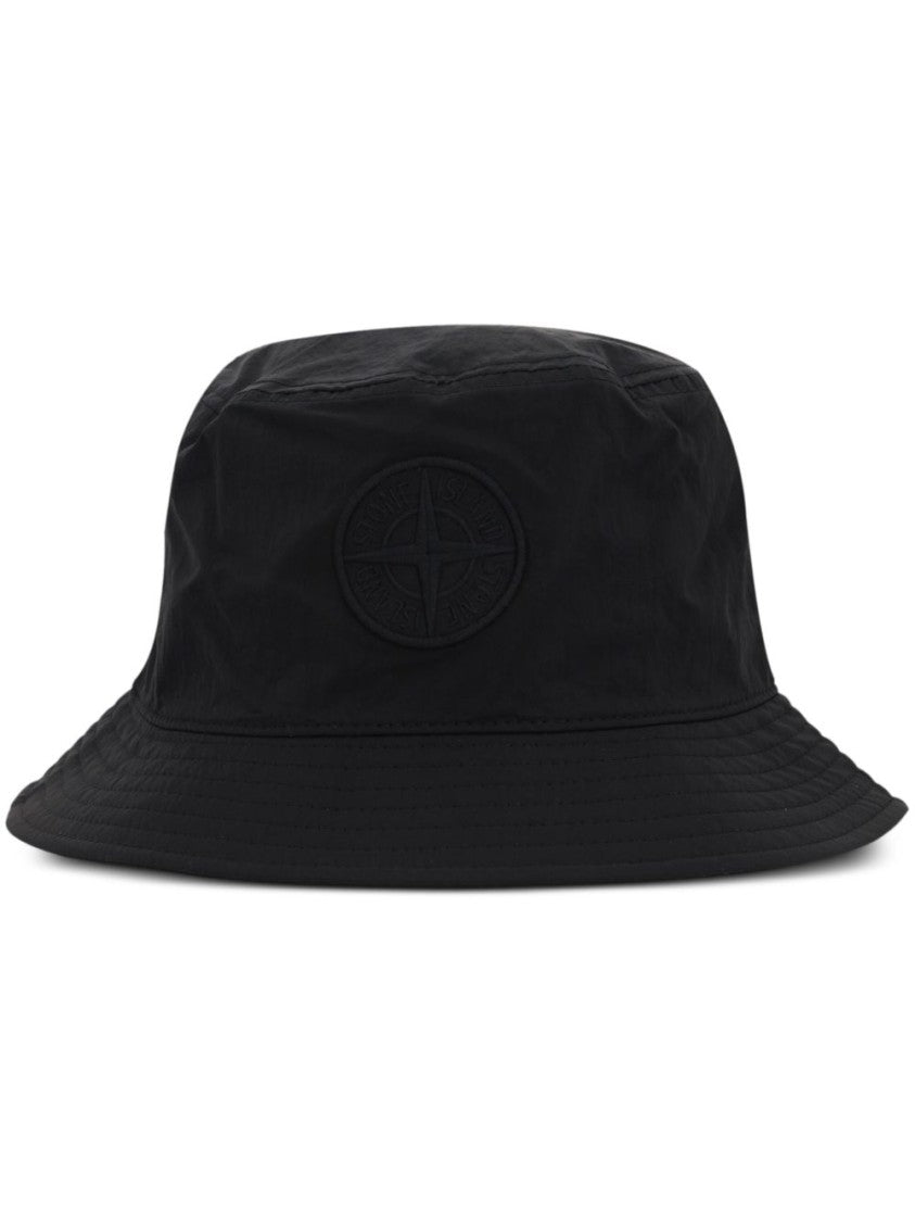 Stone Island Black Bucket Hat