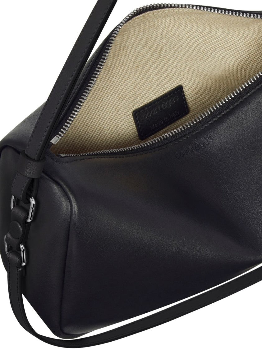 Courrèges Rectangular Black Shoulder Bag