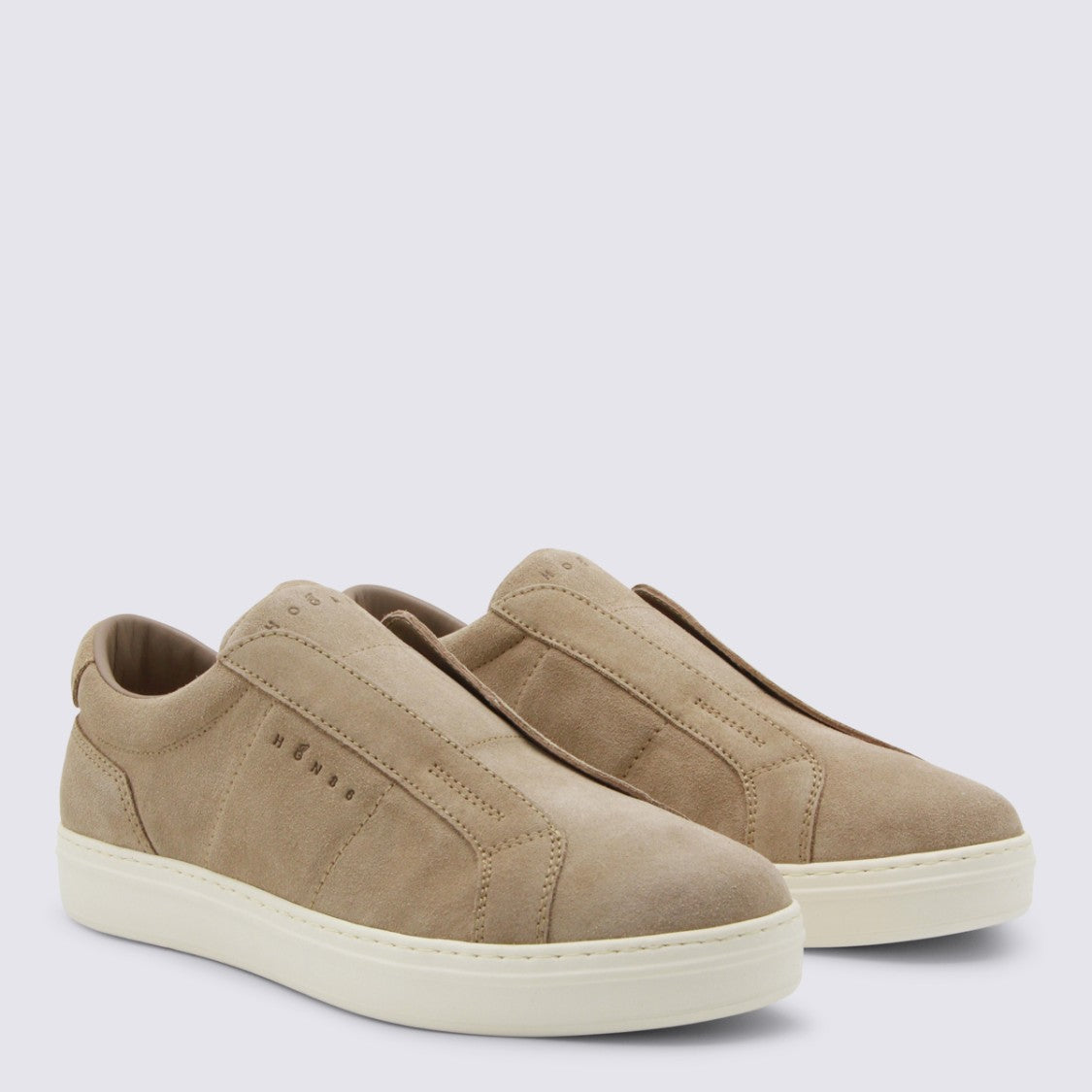 Hogan Slip-On Sneakers With Suede Upper And Rubber Sole