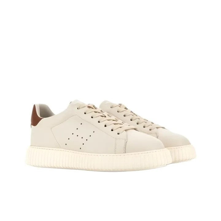 Hogan Perforated Textured Sole Low-Top Sneakers
