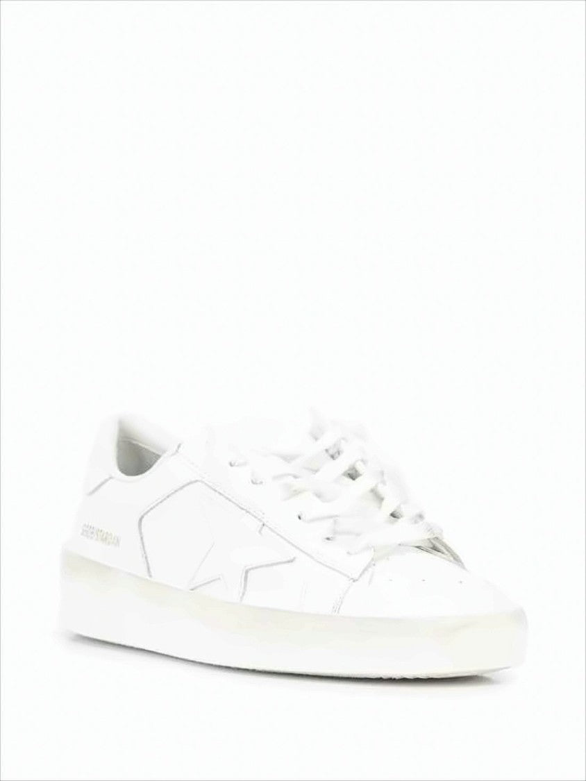 Golden Goose Low-Top Sneakers With Star Panel And Vintage Detailing