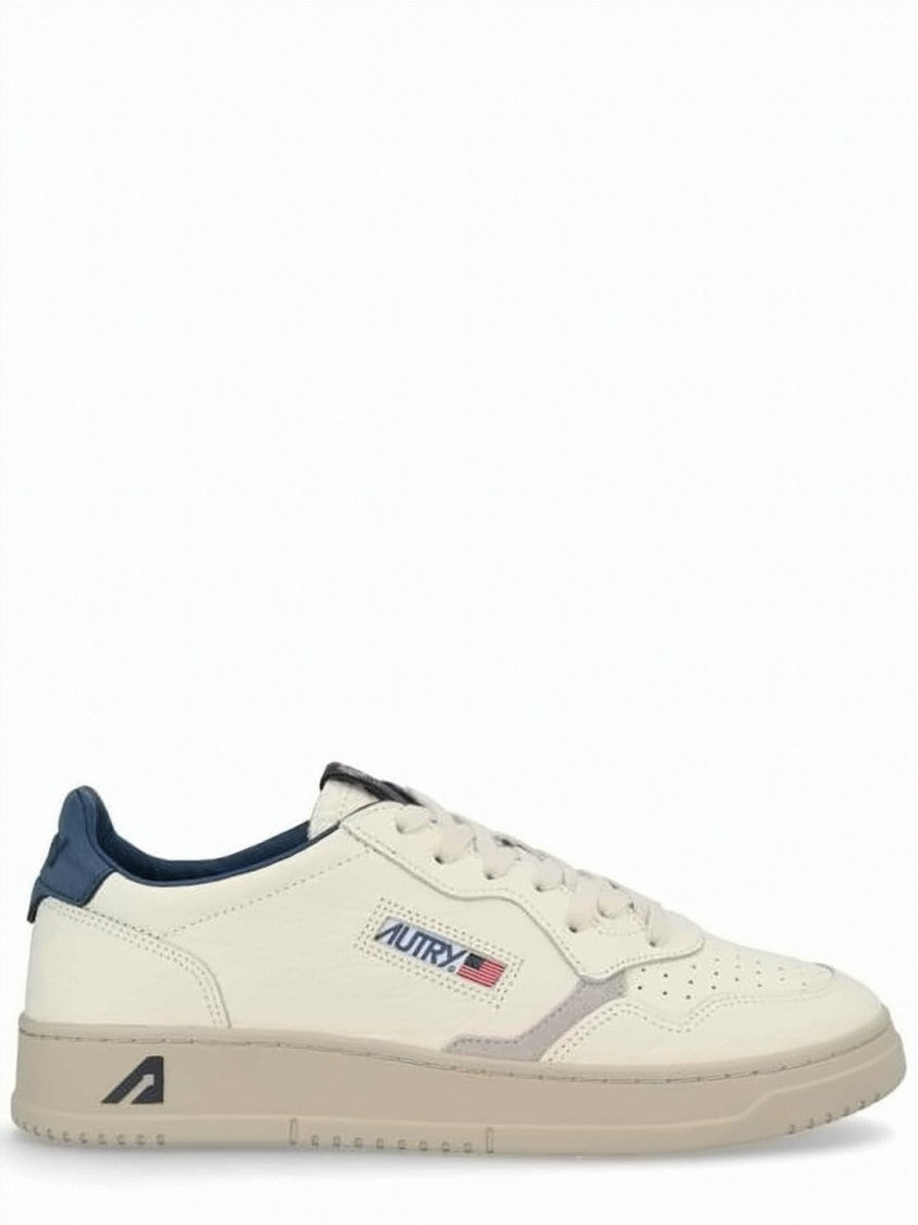 Autry Textured Leather Low-Top Sneakers