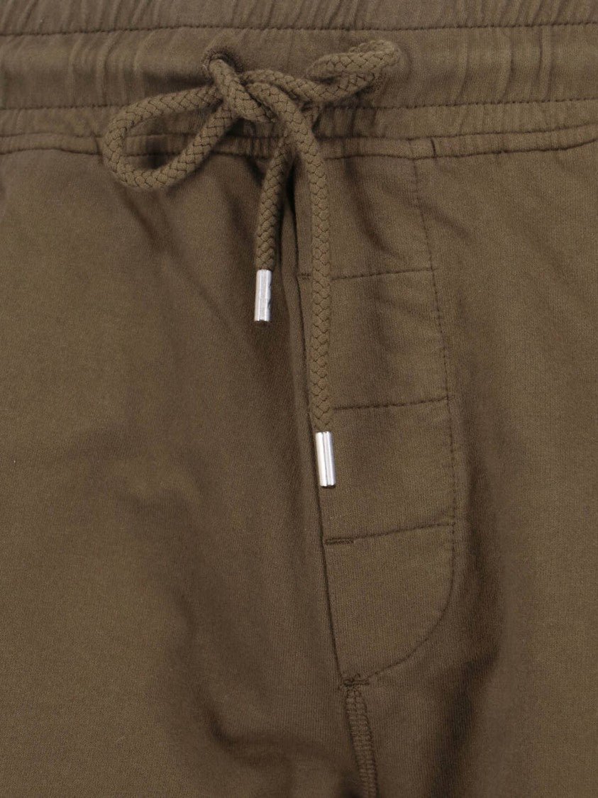 C.P. Company Straight-Leg Trousers In Solid Green With Timeless Appeal