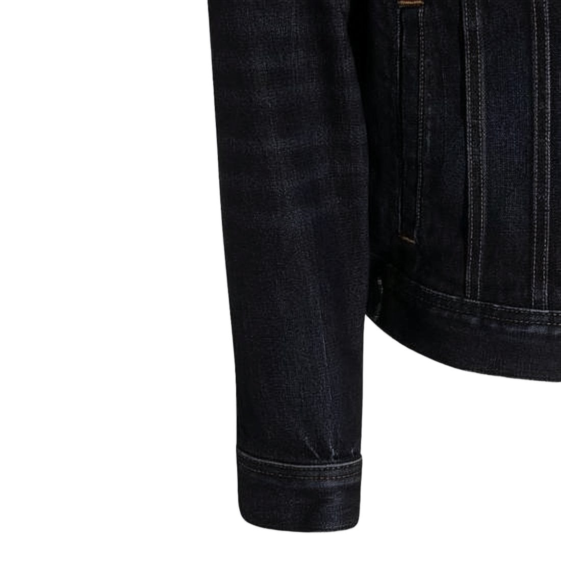 Tom Ford Structured Denim Jacket With Button-Front Closure