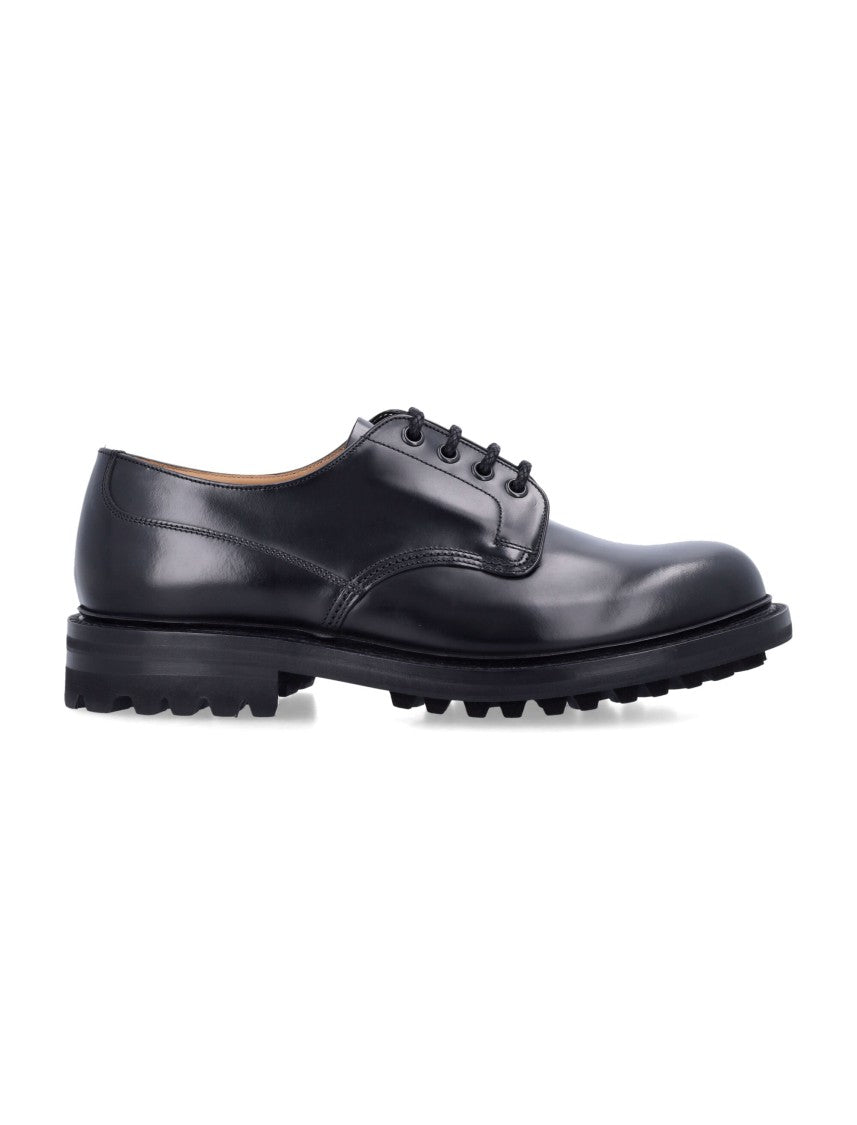 Church's Mc Neil Black Leather Lace-Up Shoe