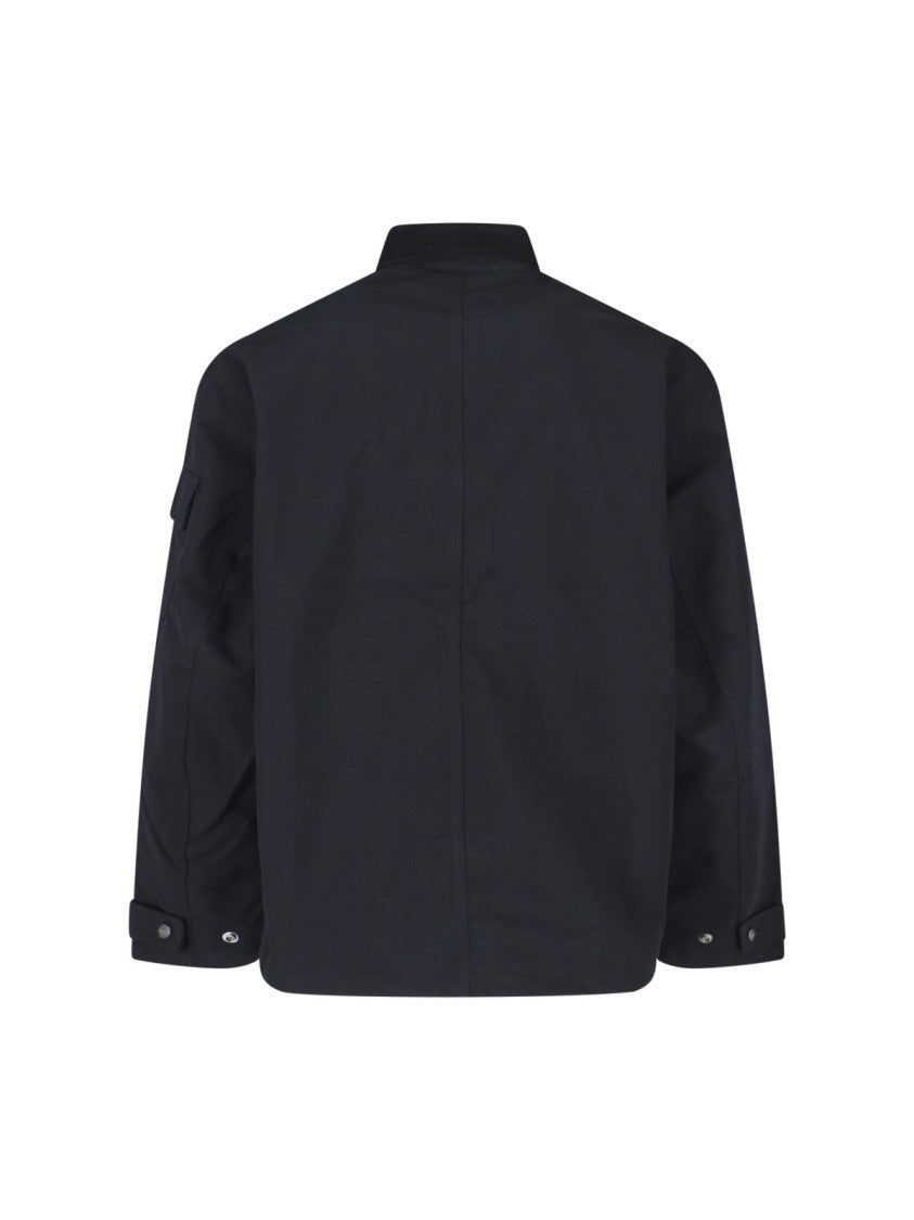 Carhartt Wip Black Clapton Structured Four Pocket Jacket