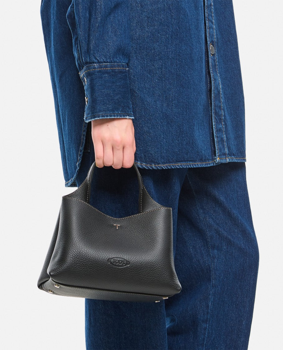 Tod's Mini Leather Shopping Bag