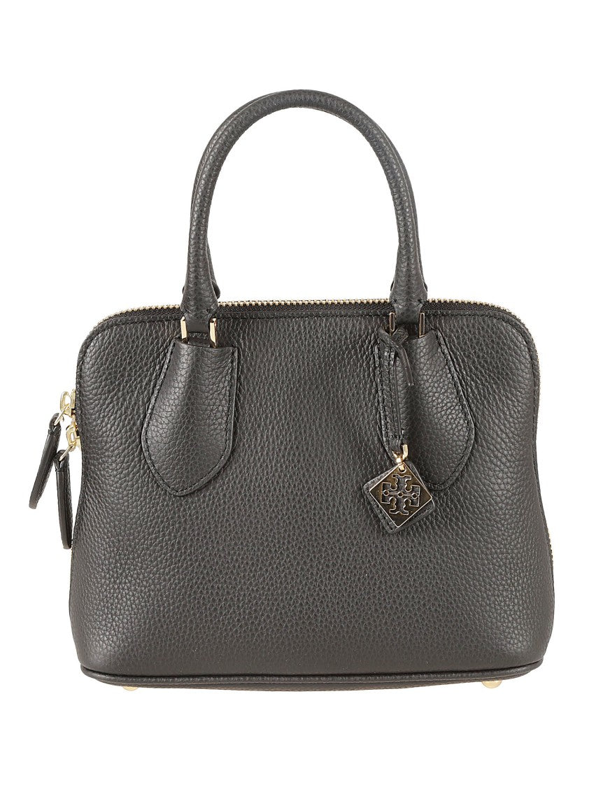 Tory Burch Structured Pebbled Leather Handbag