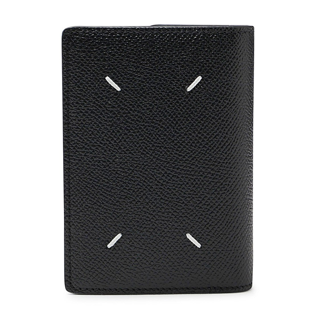 Maison Margiela Textured Leather Cardholder With Contrast Stitching