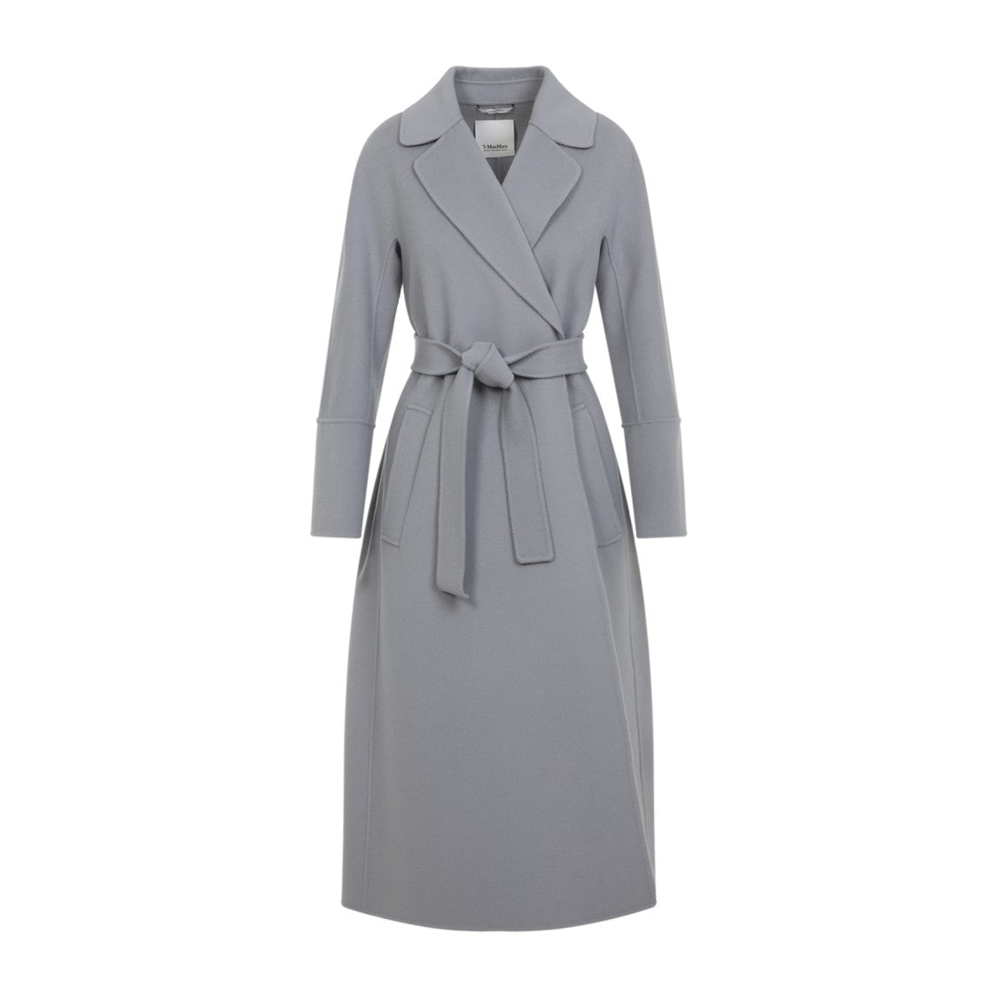 Max Mara Blue Virgin Wool Coat