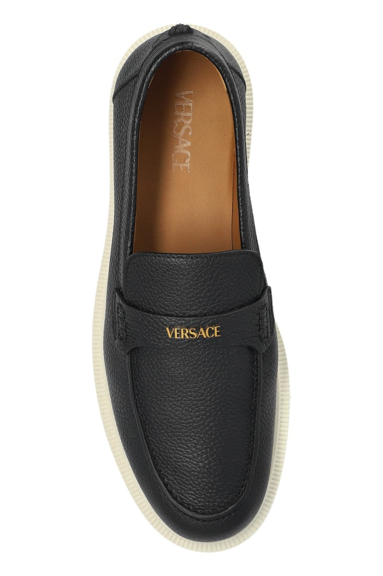 Versace Leather Shoes Type Loafers