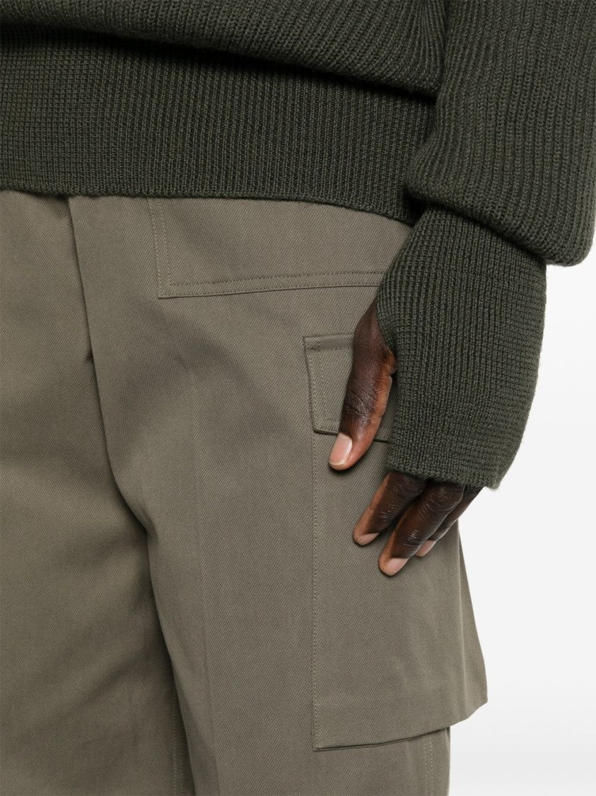 Rier Chunky Half-Zip Ribbed Knit Sweater