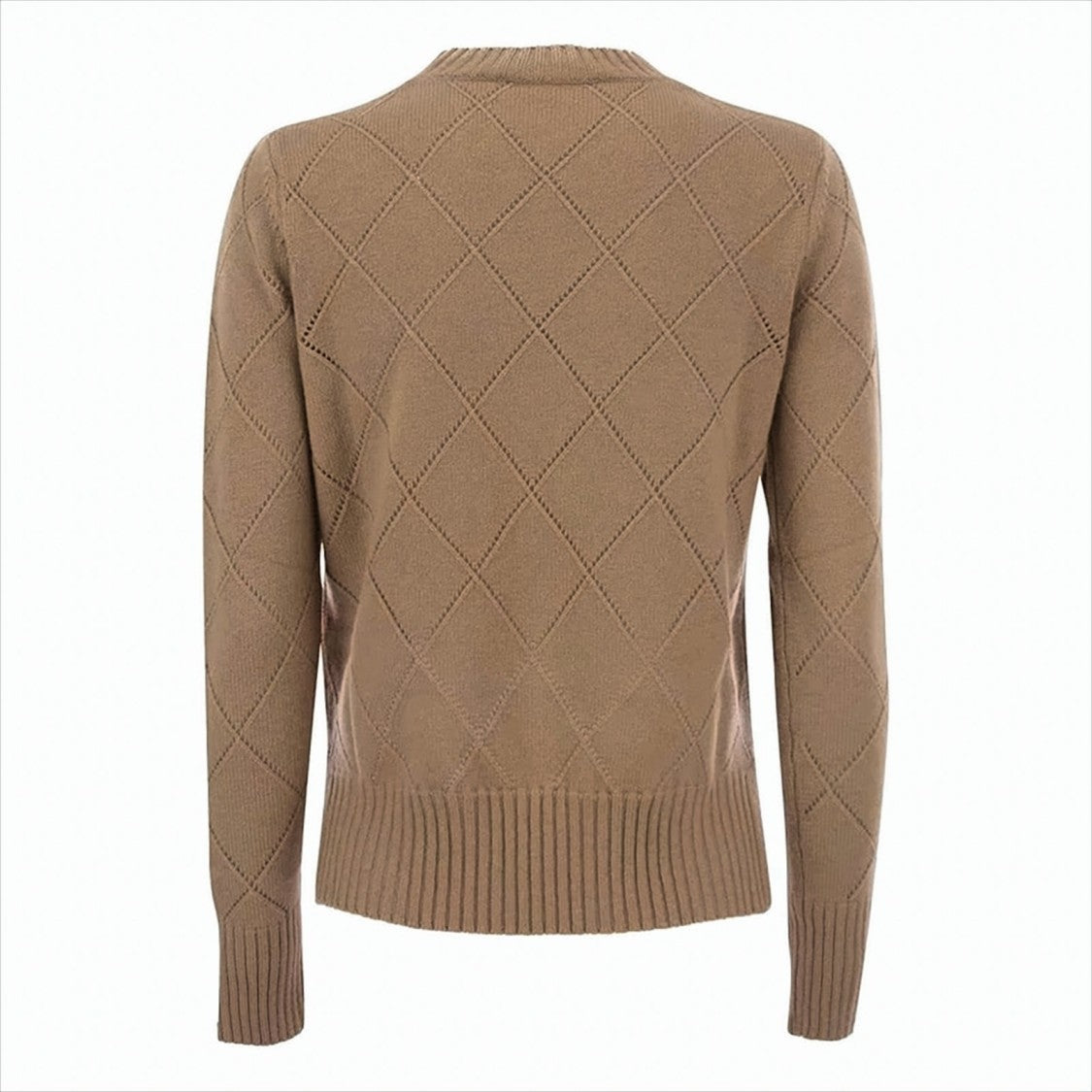 Max Mara Diamond Pattern Knit Sweater