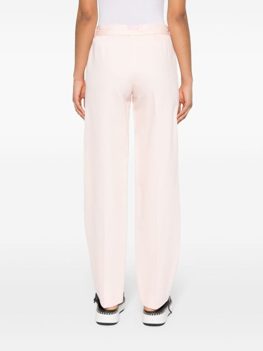 Kenzo Light Pink Straight Leg Trousers