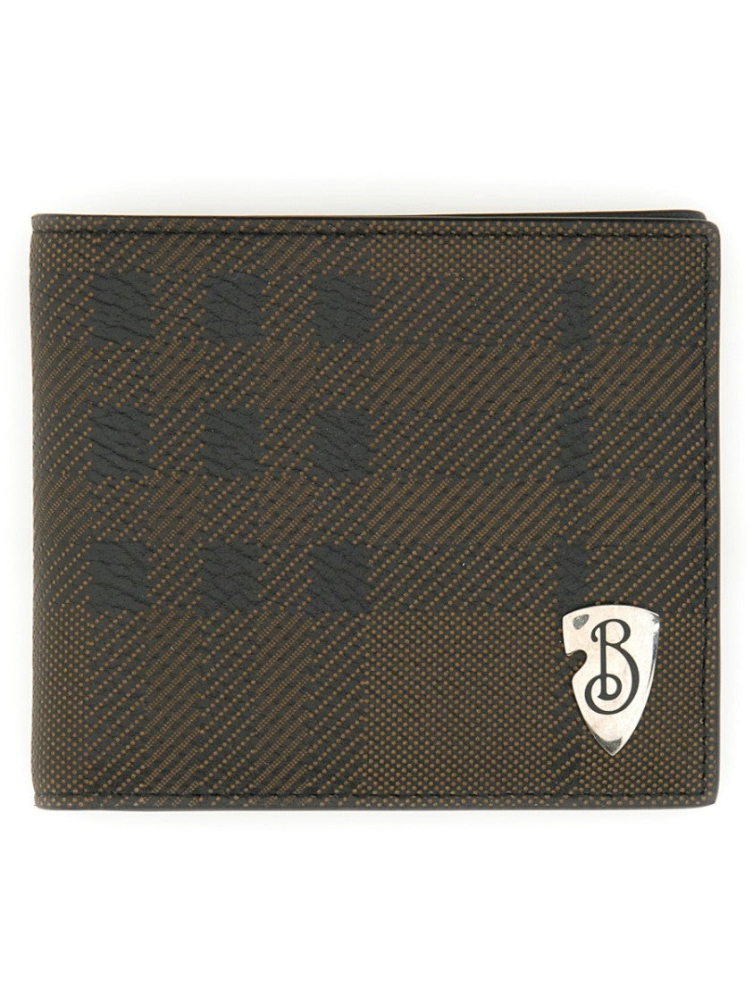 Burberry Brown Calf Grain Leather Wallet