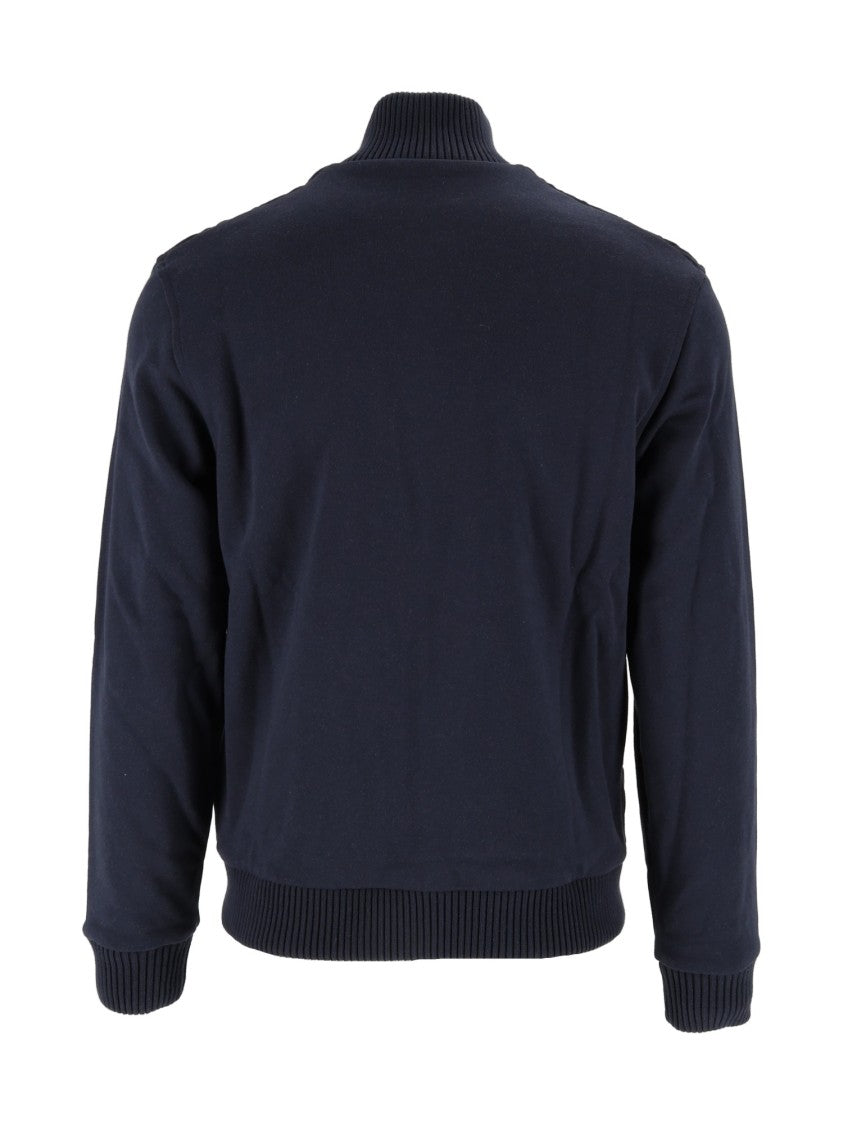 Fay Zip-Up Ribbed Quilted Jacket