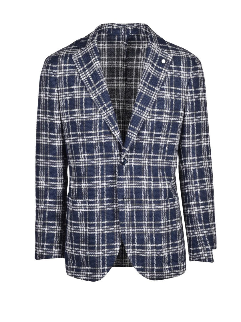 Luigi Bianchi Rounded Blazer Jacket - Blue