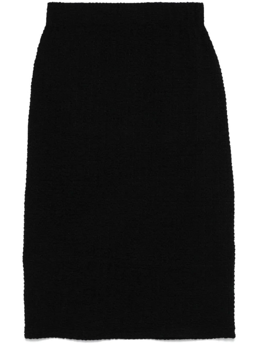 Vince Un-Lined Smocked Skirt