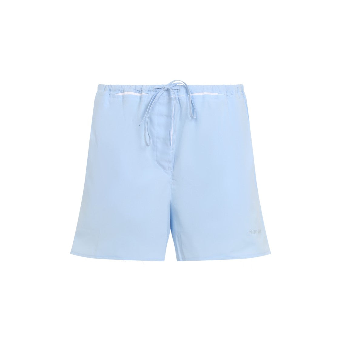 Miu Miu Elegant Blue Cotton Briefs With Relaxed Fit