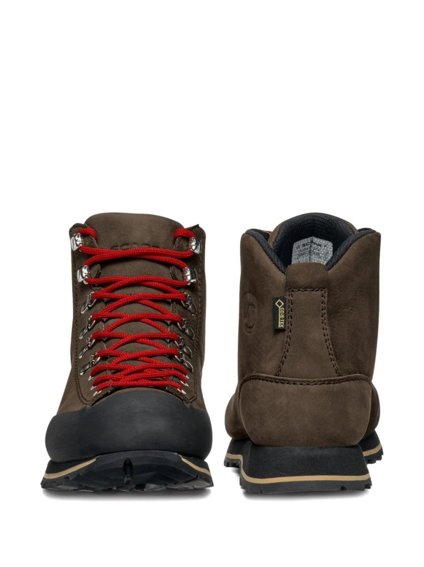 Scarpa Mid-Top Contrasting-Lace Sneakers