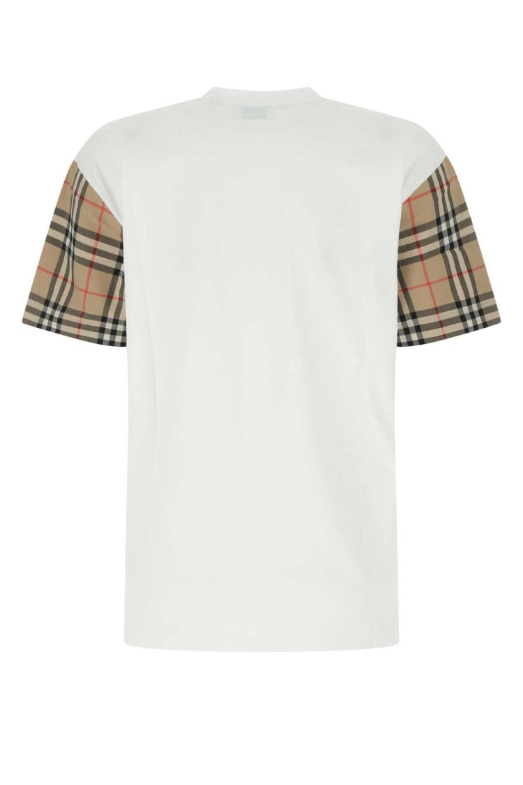 Burberry White Cotton T-Shirt