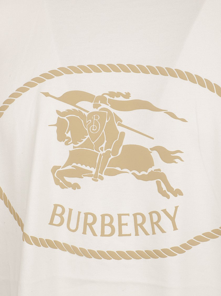 Burberry Ribbed Collar T-Shirt