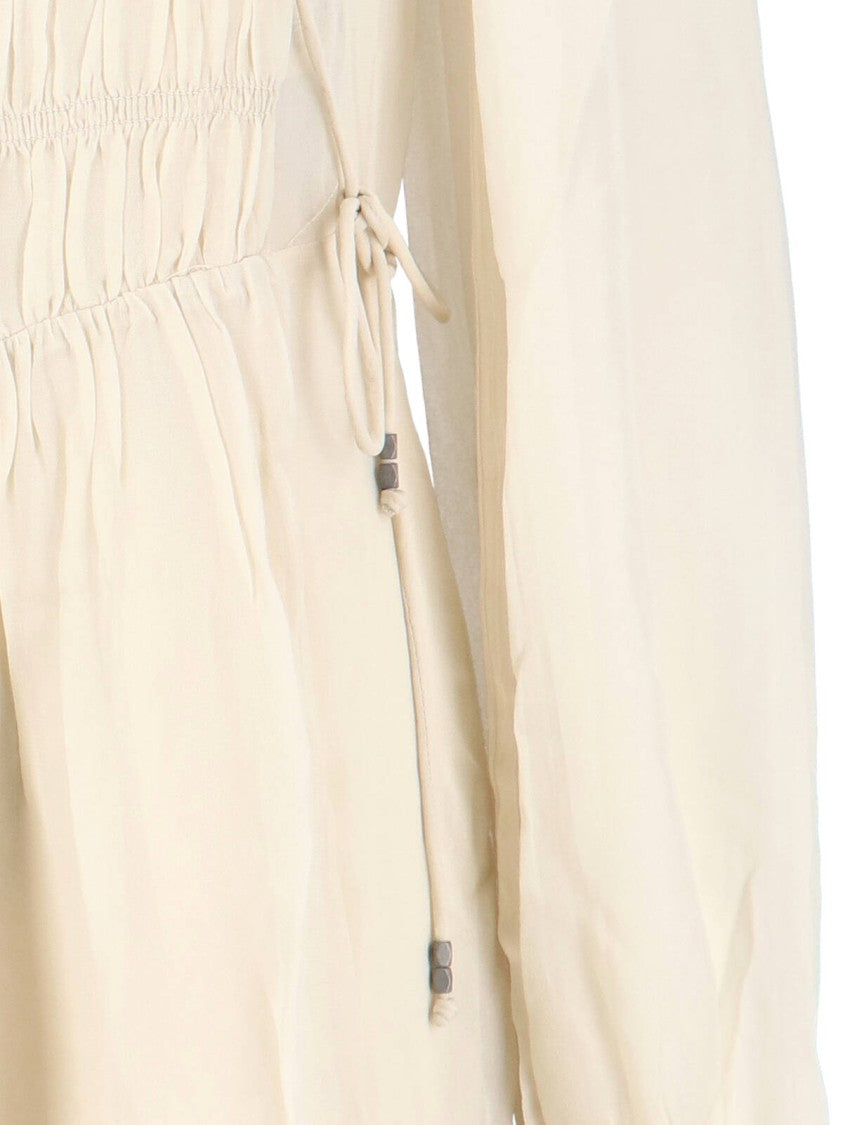 Isabel Marant Étoile Flowing White Dress With Timeless Elegance