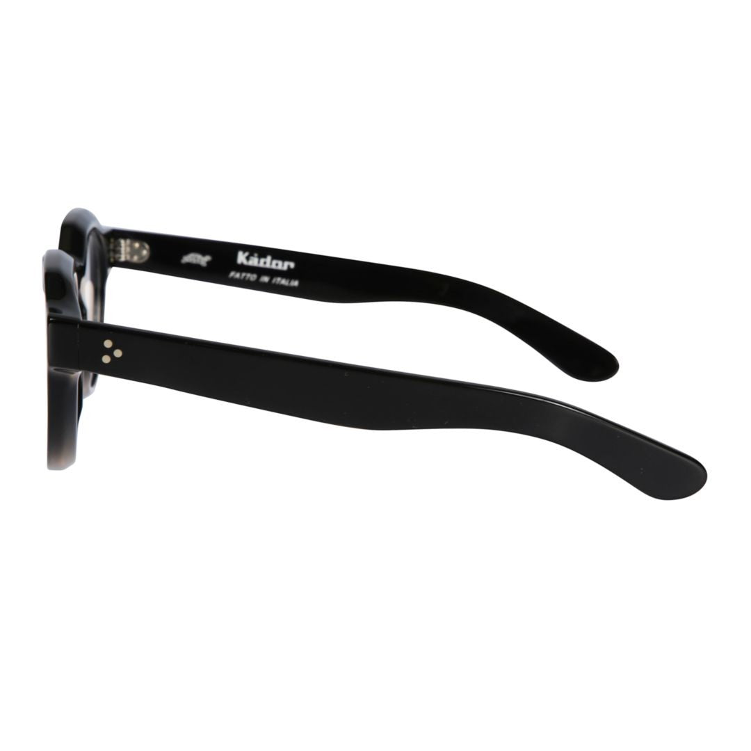 Kador Spike Rounded Frame Sunglasses With Keyhole Bridge