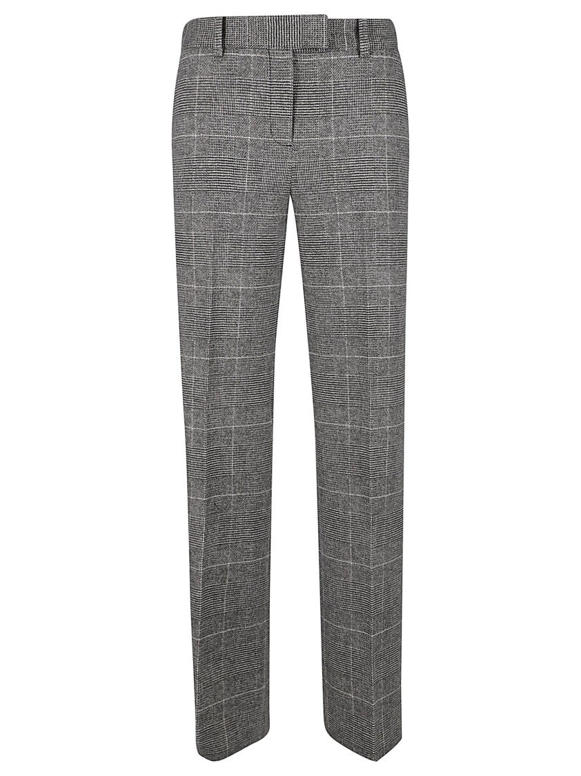 Circolo 1901 Prince Of Wales Check Trousers With Tailored Fit