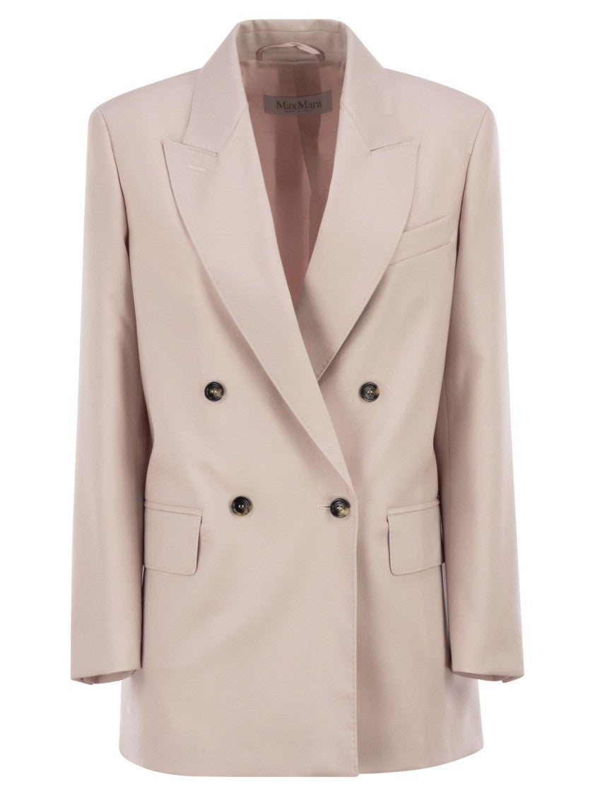 Max Mara Mxmombrosa - Double-Breasted Blazer In Wool, Mohair