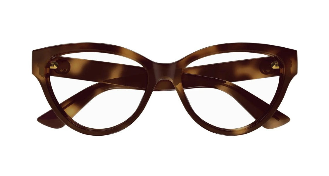 Gucci Eyeglasses Gucci Gg1581o 002 Havana Havana Transparent 55/16/140