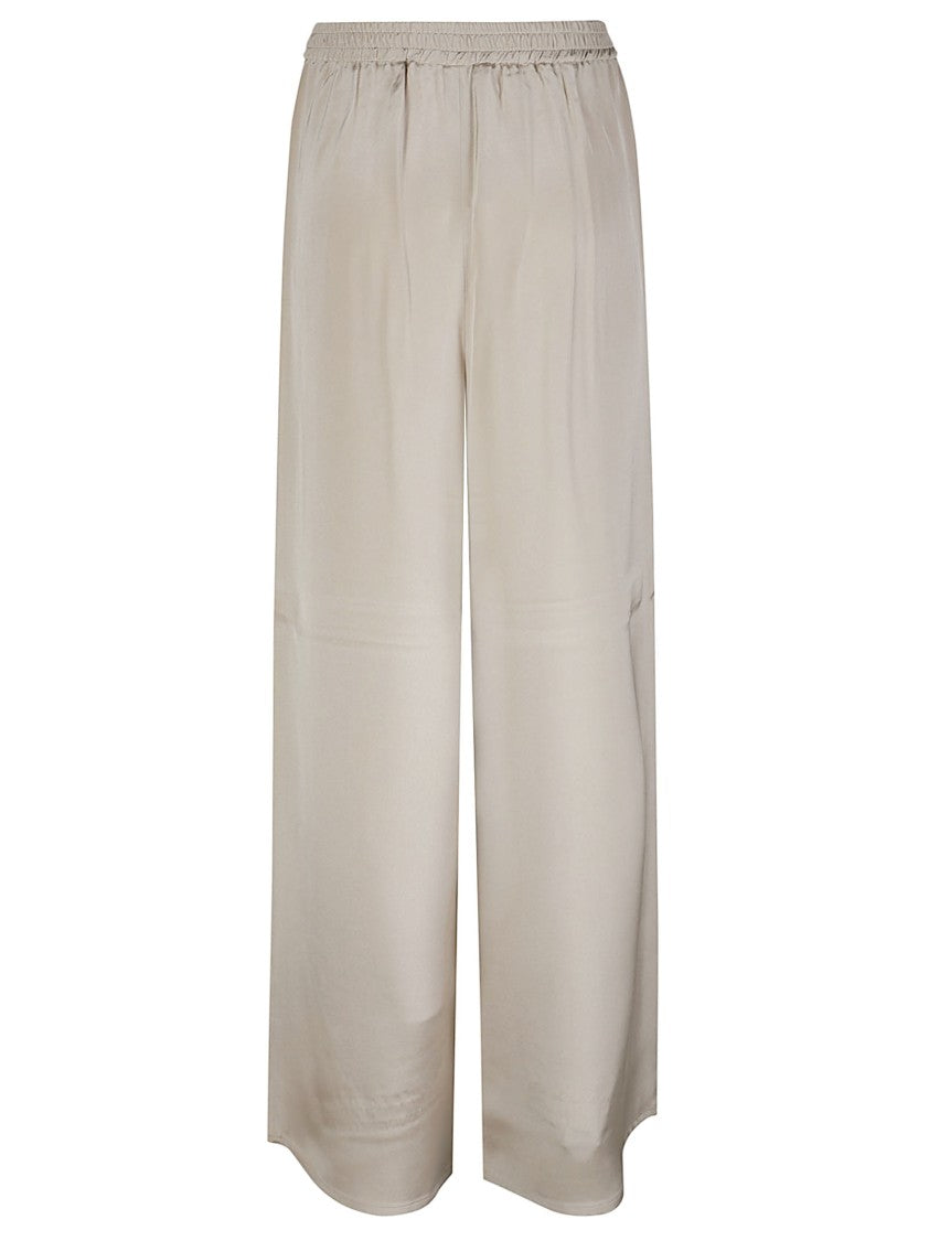 Max Mara Mxmvolonta Silk Wide-Leg Pants