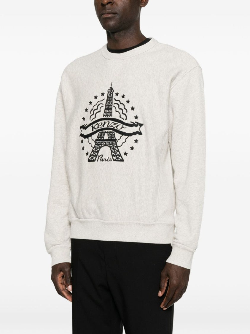 Kenzo Eiffel Tower Graphic Crewneck Sweater