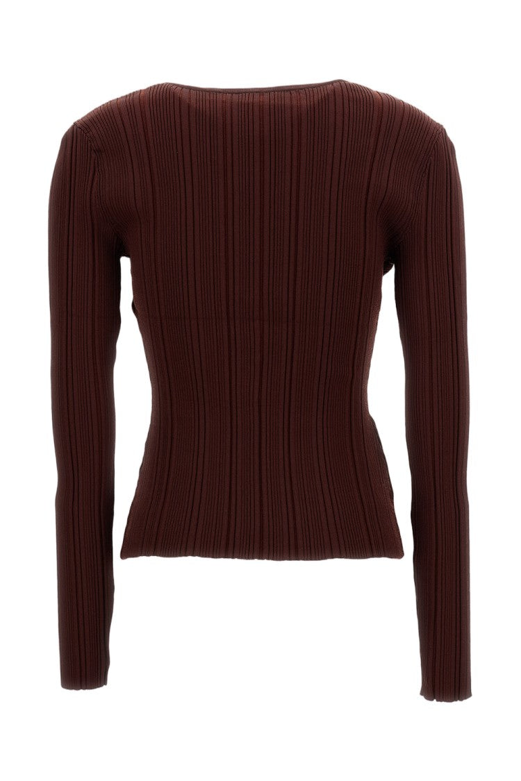 Self-Portrait Lace Knit Top