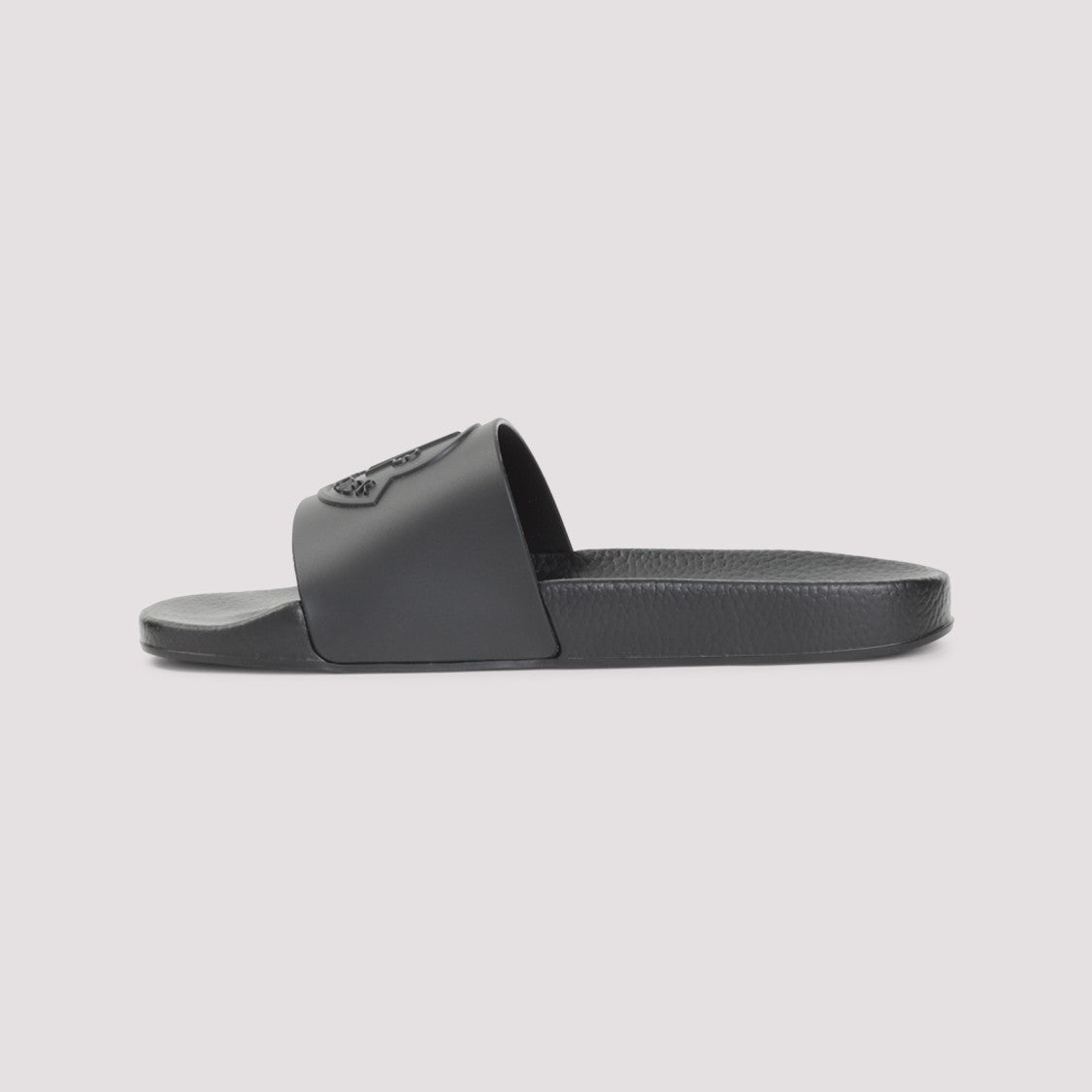 Moncler Elevated Black Slide Sandals